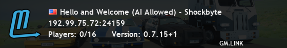 Hello and Welcome (AI Allowed) - Shockbyte