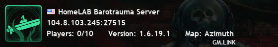 HomeLAB Barotrauma Server