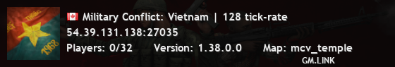 Military Conflict: Vietnam | 128 tick-rate