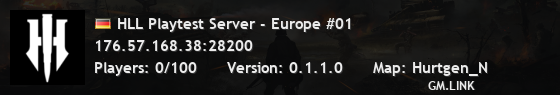 HLL Playtest Server - Europe #01