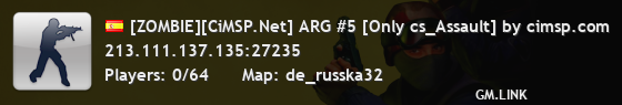 [ZOMBIE][CiMSP.Net] ARG #5 [Only cs_Assault] by cimsp.com