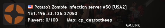 Potato's Zombie Infection server #50 [USA2]