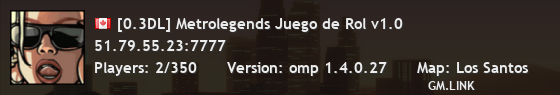 [0.3DL] Metrolegends Juego de Rol v1.0