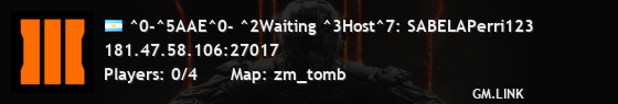 ^0-^5AAE^0- ^2Waiting ^3Host^7: SABELAPerri123