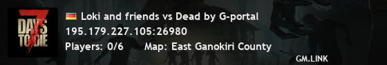 Loki and friends vs Dead by G-portal