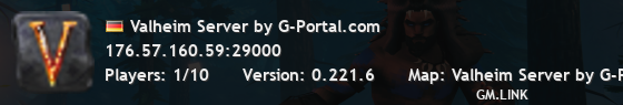 Valheim Server by G-Portal.com