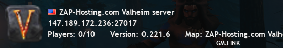 ZAP-Hosting.com Valheim server