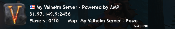 My Valheim Server - Powered by AMP