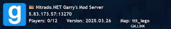 Nitrado.NET Garry's Mod Server