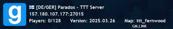 [DE/GER] Paradox - TTT Server
