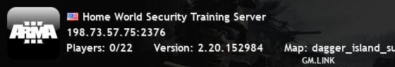 Home World Security Training Server