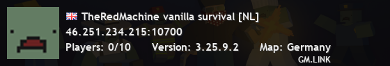 TheRedMachine vanilla survival [NL]