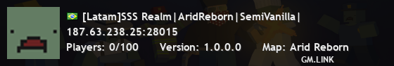 [Latam]SSS Realm|AridReborn|SemiVanilla|