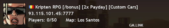 Kripten RPG [/bonus] [2x Payday] [Custom Cars]
