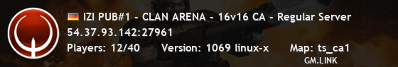 IZI PUB#1 - CLAN ARENA - 16v16 CA - Regular Server