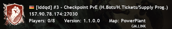 [iddqd] #3 - Checkpoint PvE (H.Bots/H.Tickets/Supply Prog.)
