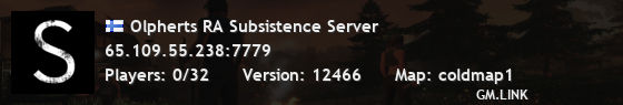Olpherts RA Subsistence Server