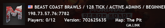 BEAST COAST BRAWLS / 128 TICK / ACTIVE ADMINS / BEGINNER FRIEND