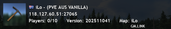 iLo - (PVE AUS VANILLA)