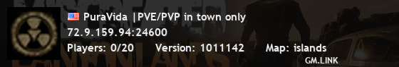 PuraVida |PVE/PVP in town only