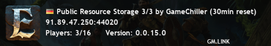 Public Resource Storage 3/3 by GameChiller (30min reset)