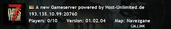 A new Gameserver powered by Host-Unlimited.de
