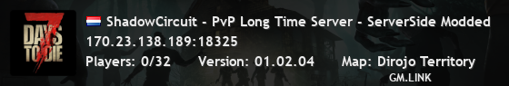 ShadowCircuit - PvP Long Time Server - ServerSide Modded