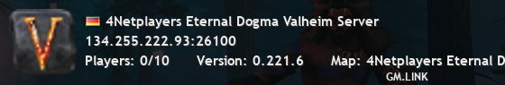 4Netplayers Eternal Dogma Valheim Server