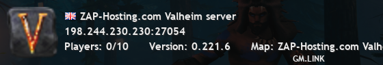 ZAP-Hosting.com Valheim server