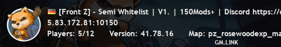 [Front Z] - Semi Whitelist | V1. | 150Mods+ | Discord https://d