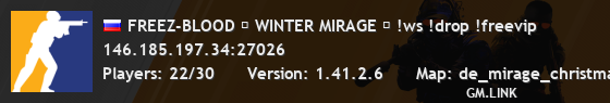 FREEZ-BLOOD ┃ WINTER MIRAGE ┃ !ws !drop !freevip
