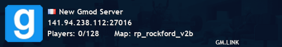 New Gmod Server