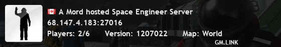 A Mord hosted Space Engineer Server