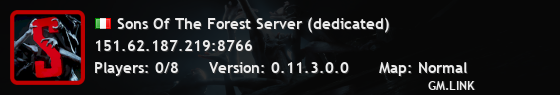 Sons Of The Forest Server (dedicated)