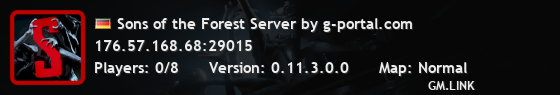 Sons of the Forest Server by g-portal.com