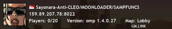 Sayonara-Anti-CLEO/MOONLOADER/SAMPFUNCS