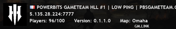 POWERBITS GAMETEAM HLL #1 | LOW PING | PBSGAMETEAM.COM