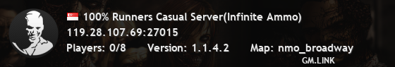 100% Runners Casual Server(Infinite Ammo)