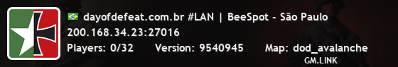 dayofdefeat.com.br #LAN | BeeSpot - São Paulo
