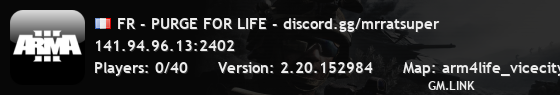 FR - PURGE FOR LIFE - discord.gg/mrratsuper