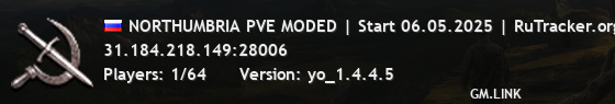 NORTHUMBRIA PVE MODED | Start 06.05.2025 | RuTracker.org