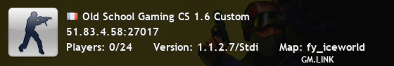 Old School Gaming CS 1.6 Custom
