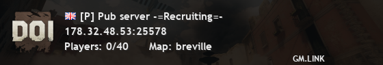 [P] Pub server -=Recruiting=-