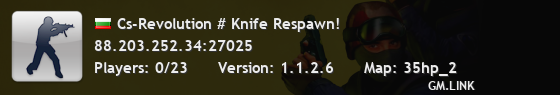 Cs-Revolution # Knife Respawn!