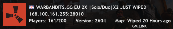 WARBANDITS.GG EU 2X |Solo/Duo|X2 JUST WIPED