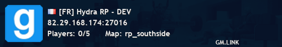 [FR] Hydra RP - DEV