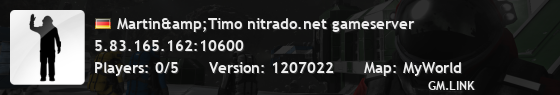 Martin&amp;Timo nitrado.net gameserver