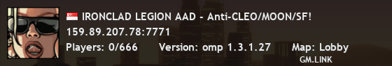 IRONCLAD LEGION AAD - Anti-CLEO/MOON/SF!