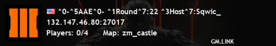 ^0-^5AAE^0- ^1Round^7:22 ^3Host^7:Sqwic_