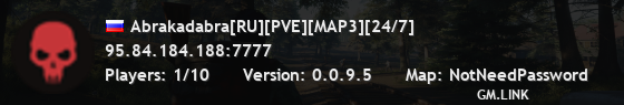 Abrakadabra[RU][PVE][MAP3][24/7]